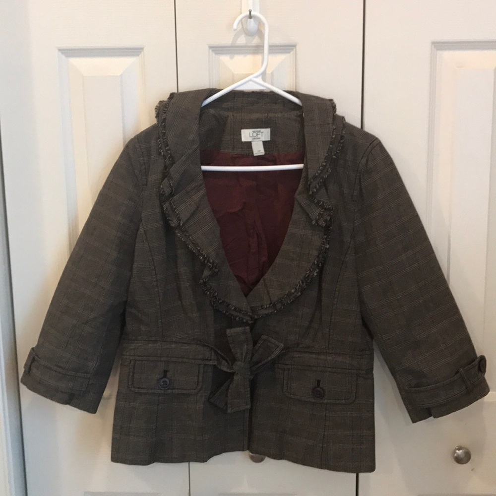 Loft tweed patterned  blazer